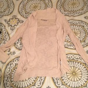 Beige open cardigan